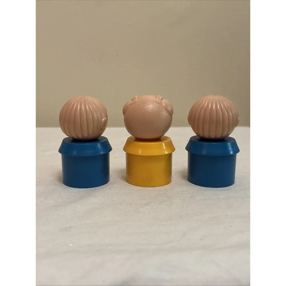 VTG Tupperware People Classroom School Bus Tuppertoys Set of 3 Replacement